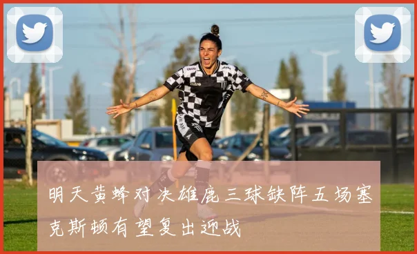 明天黄蜂对决雄鹿三球缺阵五场塞克斯顿有望复出迎战