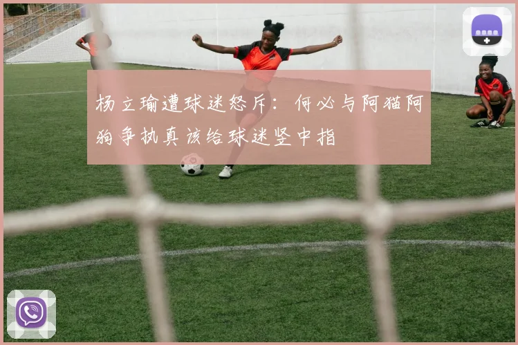 杨立瑜遭球迷怒斥：何必与阿猫阿狗争执真该给球迷竖中指